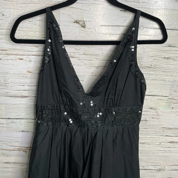 Guess black a line  dress sparkly size 5 - Picture 3 of 10
